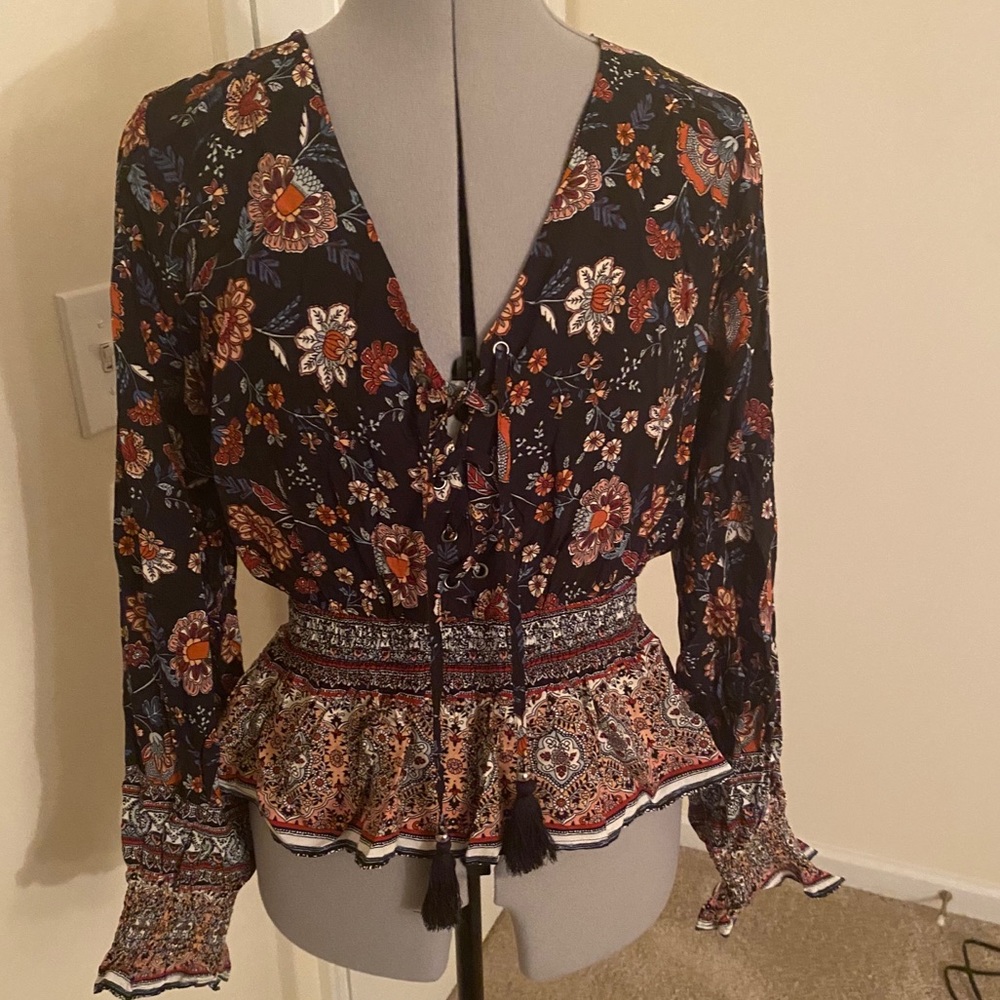 Forever 21 Peasant Blouse